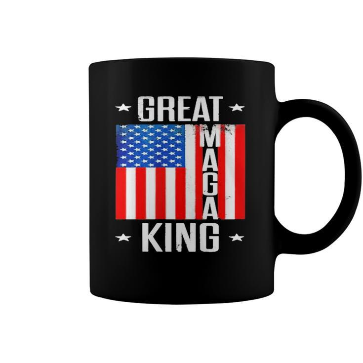 Great Maga King Ultra Maga American Flag Vintage Coffee Mug
