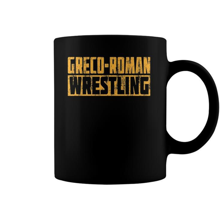 Greco Roman Wrestling Training Wrestler Outfit Coffee Mug