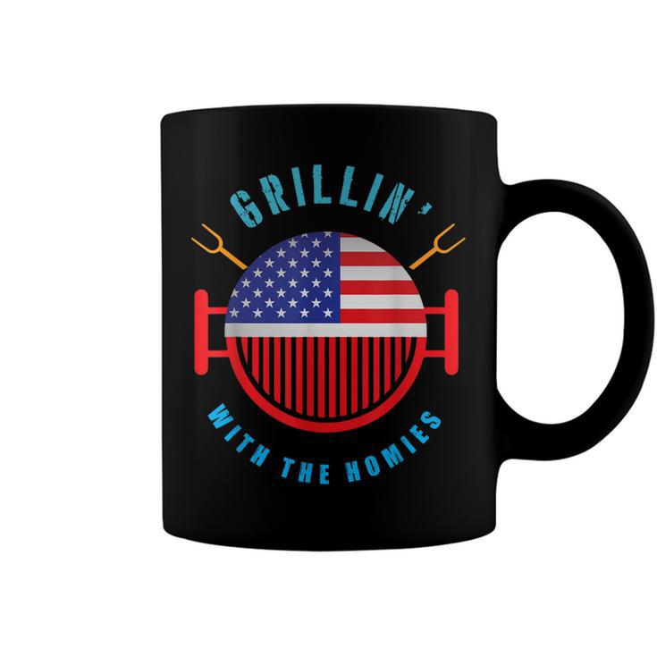 Grillin  Dad Grilling T  4Th Of July Independence Coffee Mug