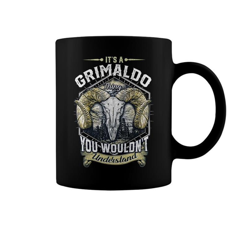 Grimaldo Name Shirt Grimaldo Family Name V2 Coffee Mug