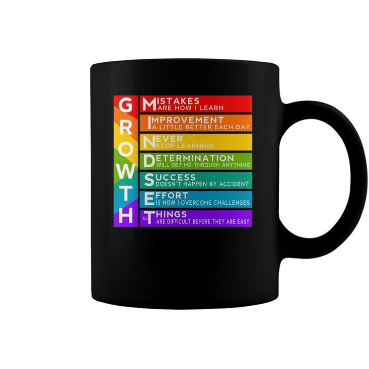 Growth Mindset Classroom Brain Motivational Teachers Apparel Coffee Mug