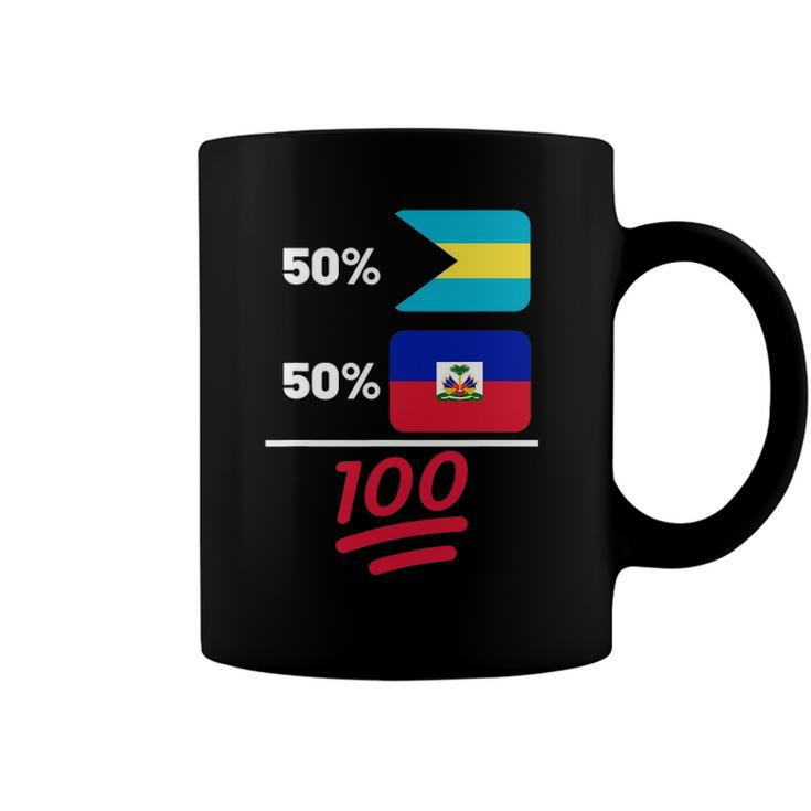 Haitian Plus Bahamian Mix Flag Heritage Coffee Mug