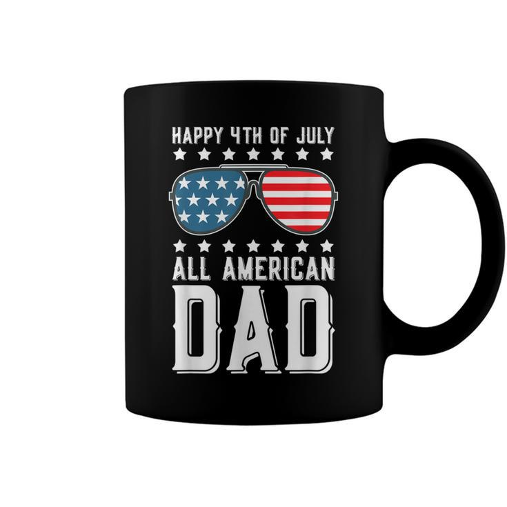 Happy 4Th Of July All American Dad  Coffee Mug