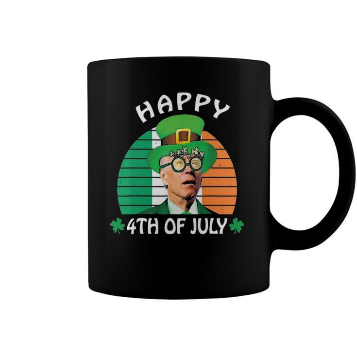 Happy 4Th Of July Joe Biden Leprechaun St Patricks Day Coffee Mug