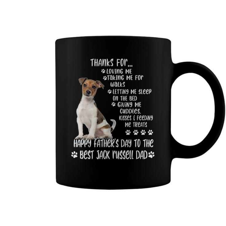 Happy Fathers Day 2022 Jack Russell Dad Dog Lover Coffee Mug