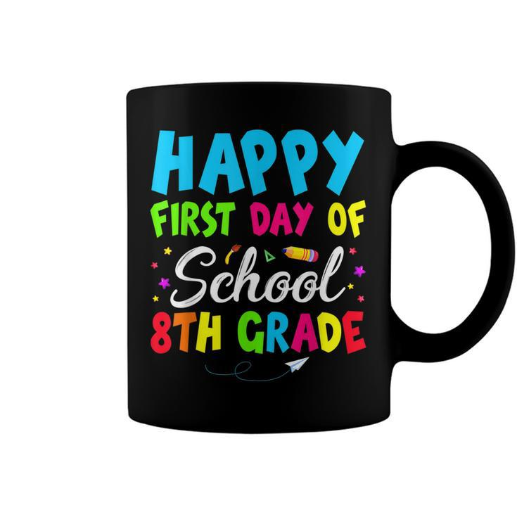 Happy First Day Of School 8Th Grade For Boy Kid Girl Student  Coffee Mug