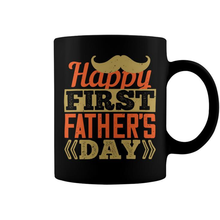 Happy First Fathers Day Dad T-Shirt Coffee Mug