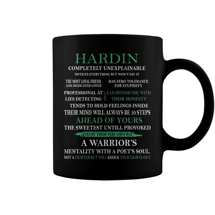 Hardin Name Gift   Hardin Completely Unexplainable Coffee Mug