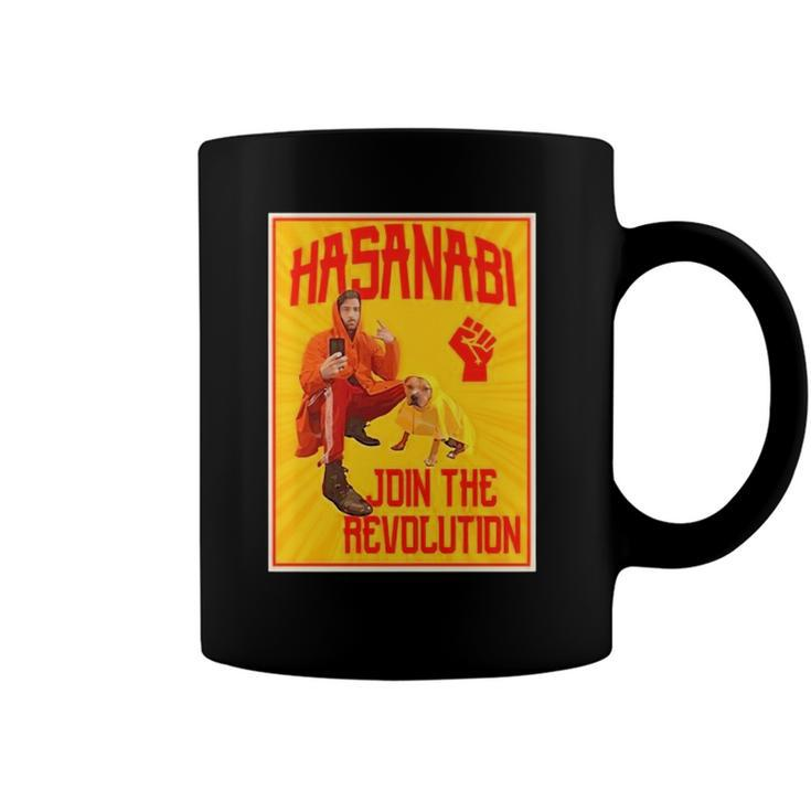 Hasanabi Join The Revolution Raised Fist Coffee Mug