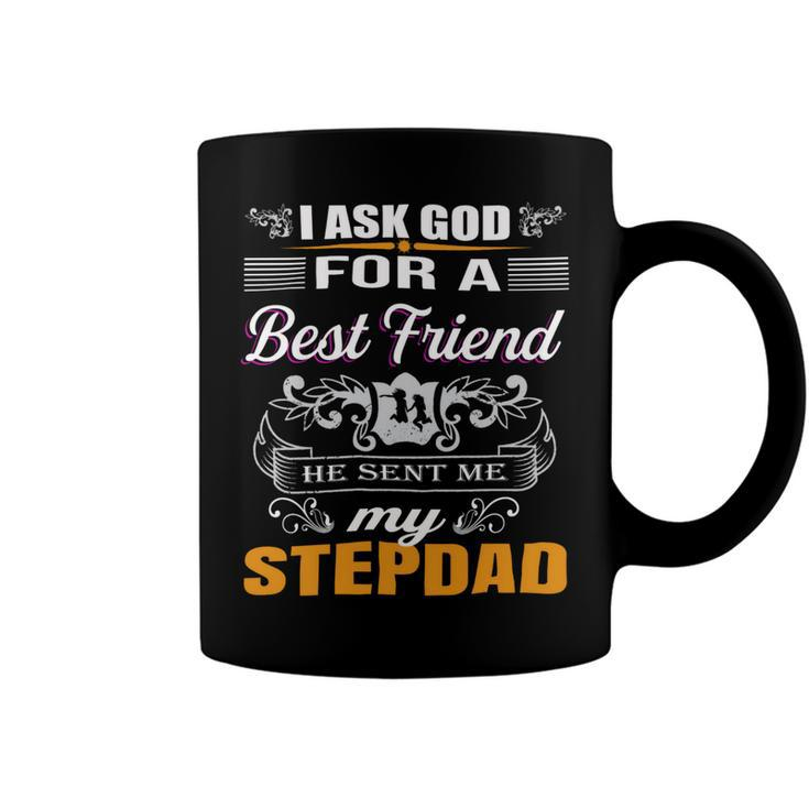 He Sent Me Stepdad Coffee Mug