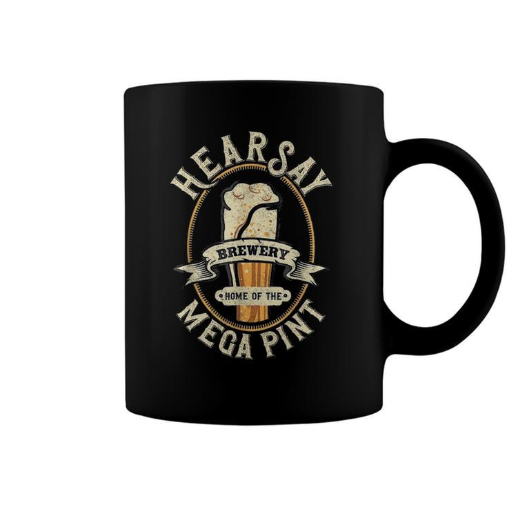 Hearsay Mega Pint Brewing Objection Hear Say Vintage Coffee Mug