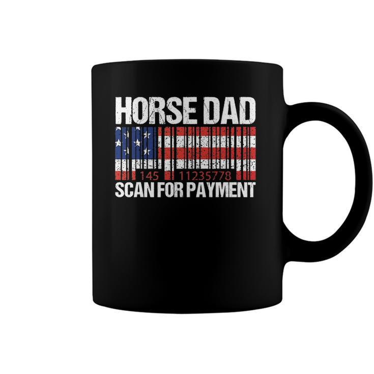 Horse Dad Scan For Payment Fathers Day Coffee Mug
