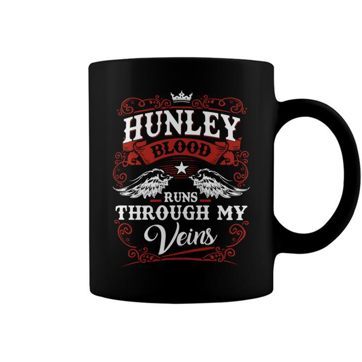 Hunley Name Shirt Hunley Family Name Coffee Mug