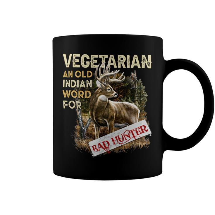 Hunting Vegetarian Old Indian Word Coffee Mug