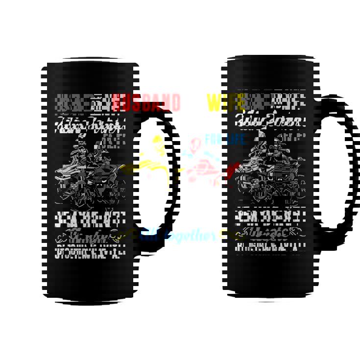 Husband & Wife Riding Partners For Life 4 Wheeler Quad Bike Coffee Mug Husband & Wife Riding Partners For Life 4 Wheeler Quad Bike Coffee Mug
