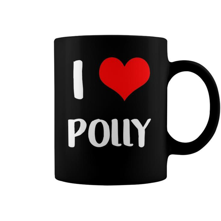 I Love Polly Gift Guy Heart Anniversary 6 Happy Valentines Day Coffee Mug