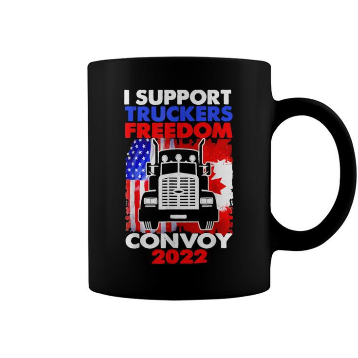 I Support Truckers Freedom Convoy 2022  V3 Coffee Mug