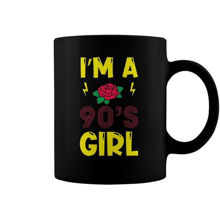 Im A 90S Girl Retro Rose Cassette Player Boombox Coffee Mug