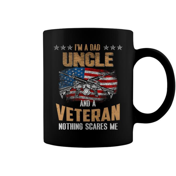 Im A Dad Uncle And A Veteran Fathers Day Fun 4Th Of July   Coffee Mug