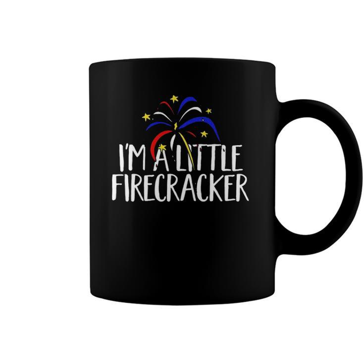 Im A Little Firecracker Patriotic 4Th Of July American  Coffee Mug