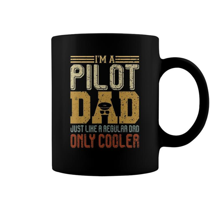 Im A Pilot Dad Funny Fathers Day Gift Vintage Aviator Dad Coffee Mug