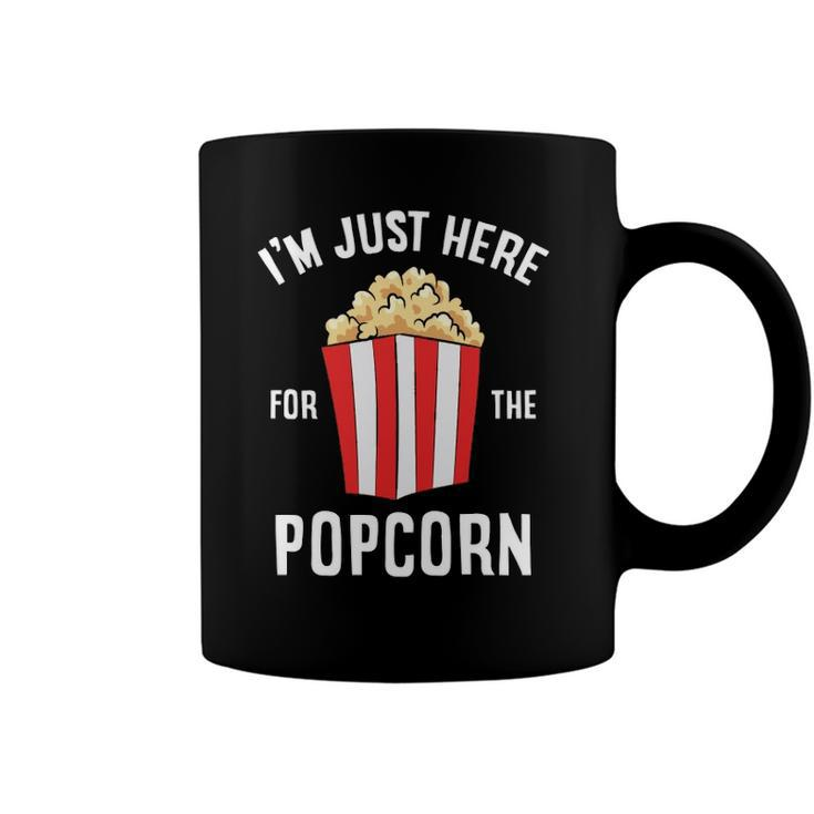 Im Just Here For The Popcorn Cinema Watching Movies Popcorn  Coffee Mug