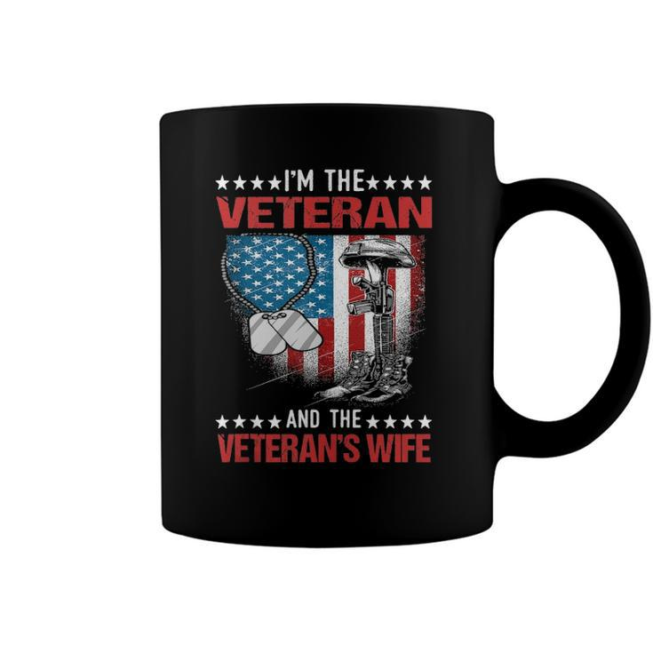 Im The Veteran And The Veterans Wife - Female Veterans  Coffee Mug