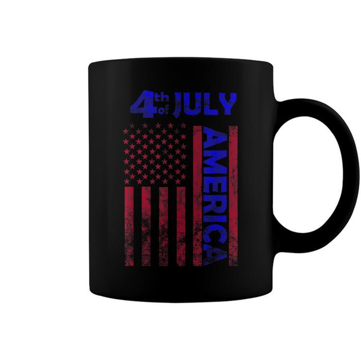 Independence Day Usa America Flag 4Th Of July Happy Funny  Coffee Mug