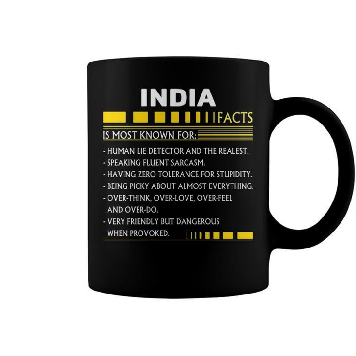 India Name Gift   India Facts Coffee Mug