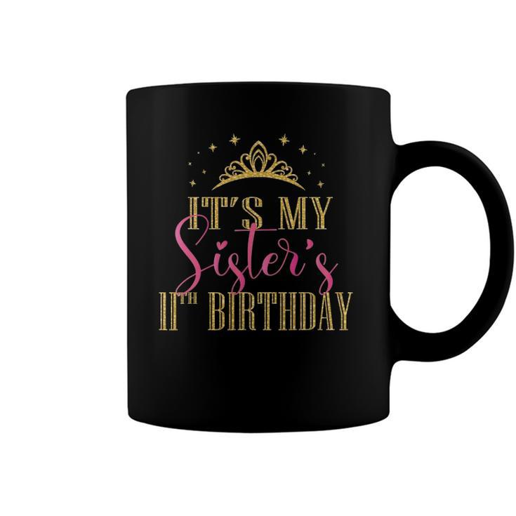 Its My Sisters 11Th Birthday Girls Party Family Matching Coffee Mug