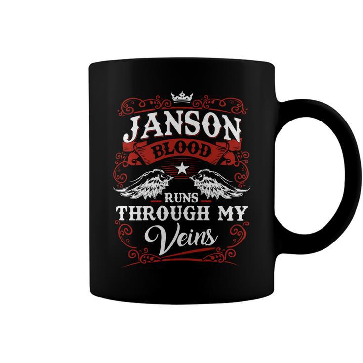 Janson Name Shirt Janson Family Name V3 Coffee Mug