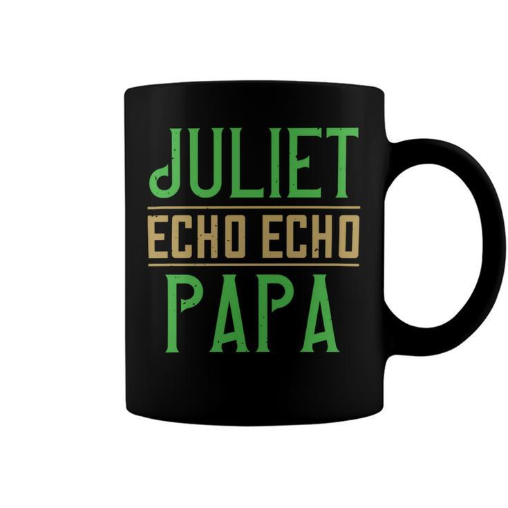 Juliet Echo Echo Papa Papa T-Shirt Fathers Day Gift Coffee Mug