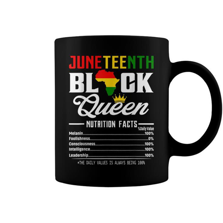 Junenth Womens Black Queen Nutritional Facts 4Th Of July  Coffee Mug