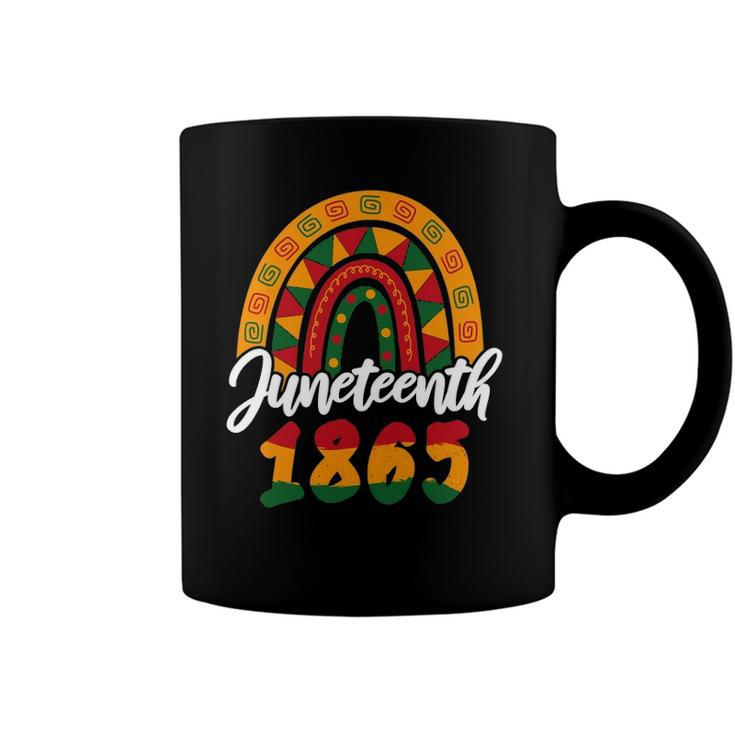 Juneteenth 1865 Rainbow Texas African American Black Women Coffee Mug
