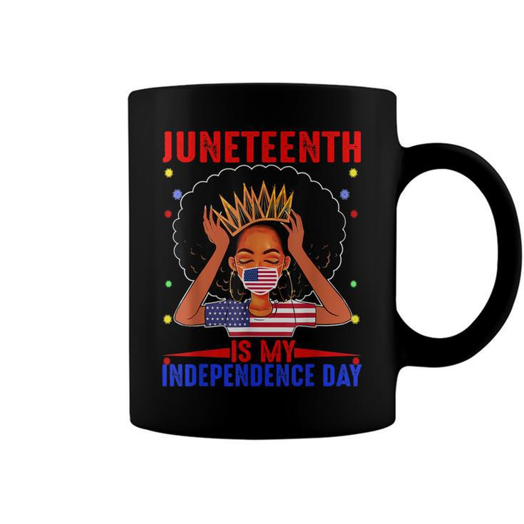 Juneteenth Is My Independence Day 4Th July Black Afro Flag Coffee Mug
