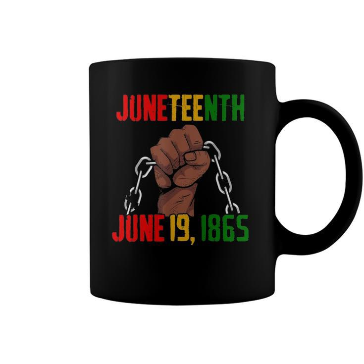 Juneteenth June 19Th 1865 Juneteenth Black Freedom Day Flag Coffee Mug
