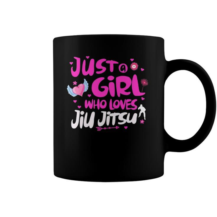 Just A Girl Who Loves Jiu Jitsu Coffee Mug