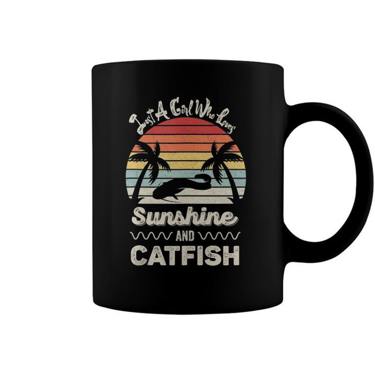 Just A Girl Who Loves Sunshine And Catfish Gift Coffee Mug