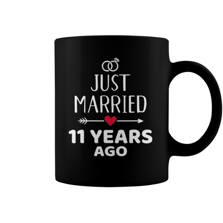 Just Married 11 Years Ago For 11Th Wedding Anniversary Coffee Mug