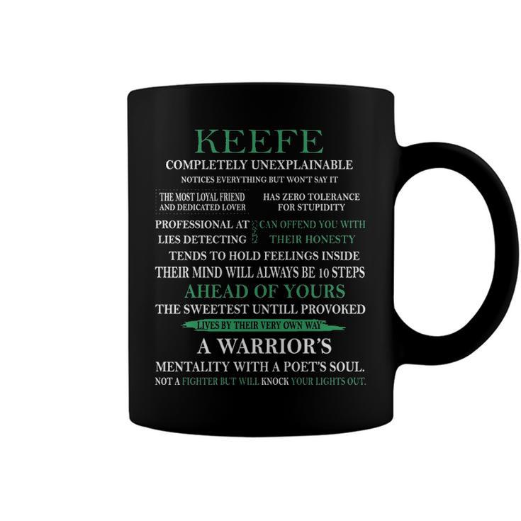 Keefe Name Gift   Keefe Completely Unexplainable Coffee Mug
