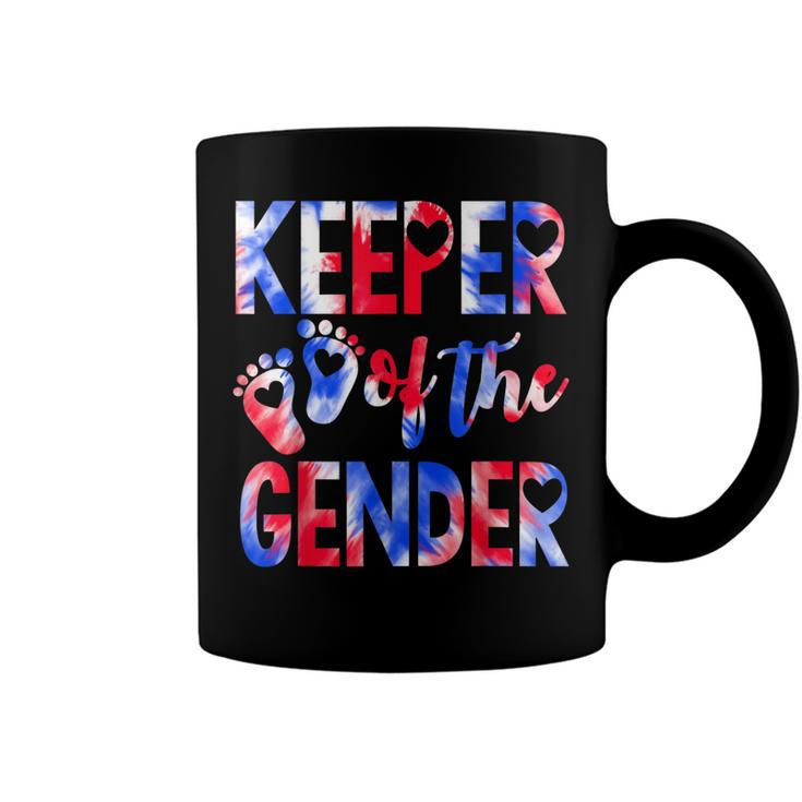 Keeper Of The Gender 4Th Of July Baby Gender Reveal  Coffee Mug