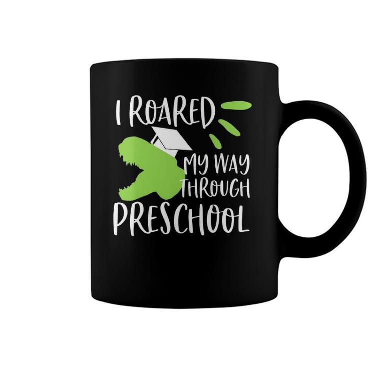 Kids Dinosaur Preschool Graduation  For Boys 2022 Graduate Coffee Mug