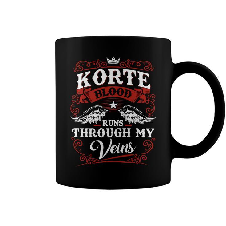 Korte Name Shirt Korte Family Name Coffee Mug