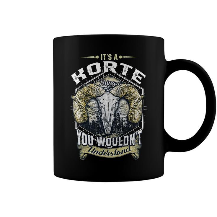 Korte Name Shirt Korte Family Name V3 Coffee Mug