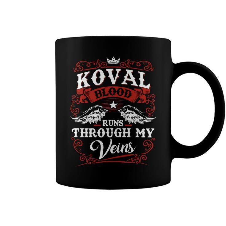 Koval Name Shirt Koval Family Name V2 Coffee Mug