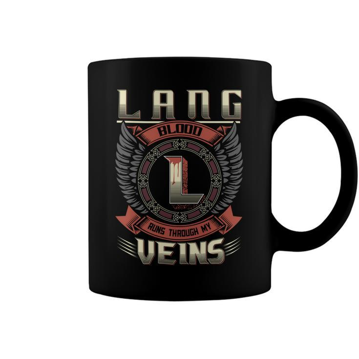 Lang Blood Run Through My Veins Name V4 Coffee Mug