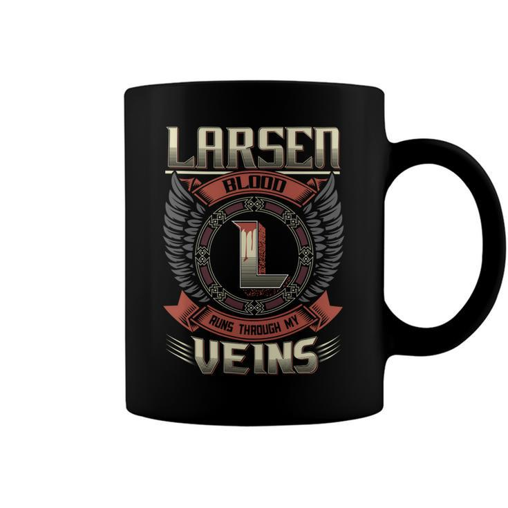 Larsen Blood  Run Through My Veins Name Coffee Mug