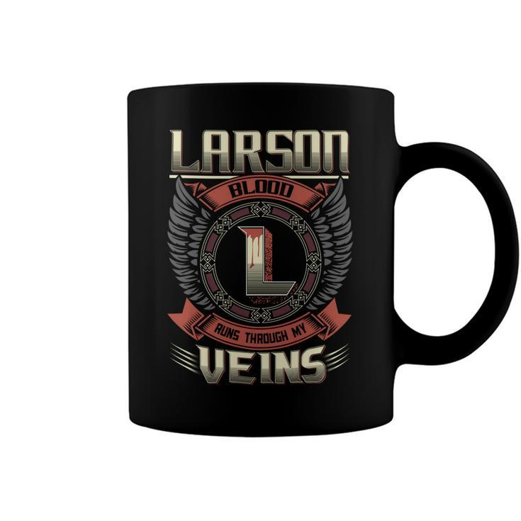 Larson Blood  Run Through My Veins Name V2 Coffee Mug