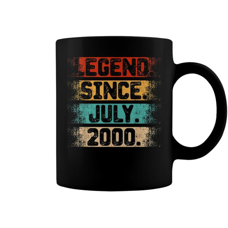 Legend Since July 2000 Vintage 22 Years Old 22Nd Birthday  Coffee Mug