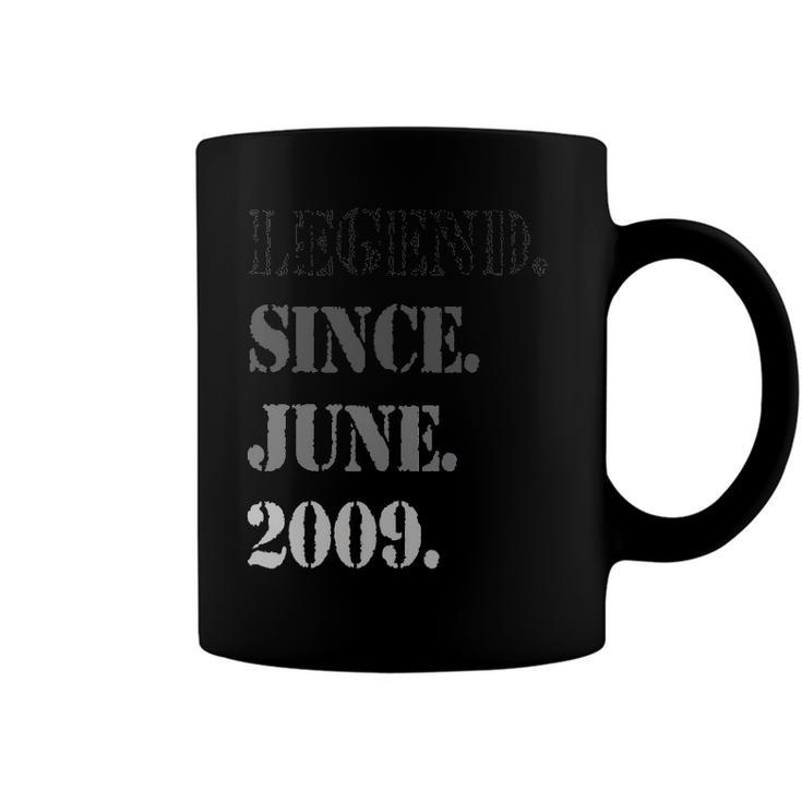 Legend Since June 2009 Th Birthday 13 Years Old Coffee Mug